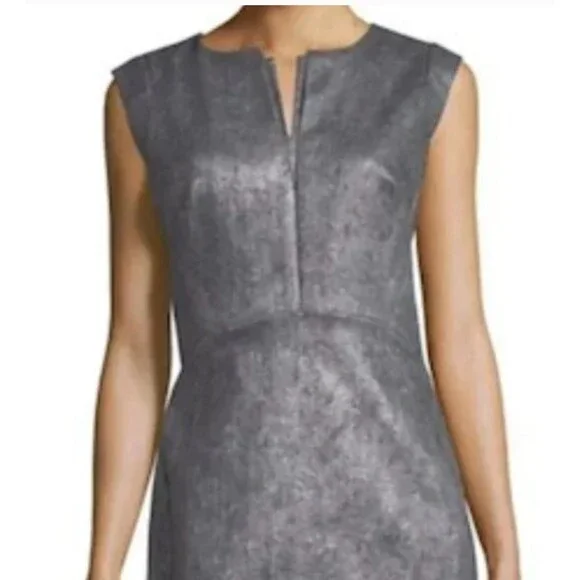 Lafayette 148 NY Zelina Metallic Jacquard Sheath Dress - NWT - Picture 3 of 5